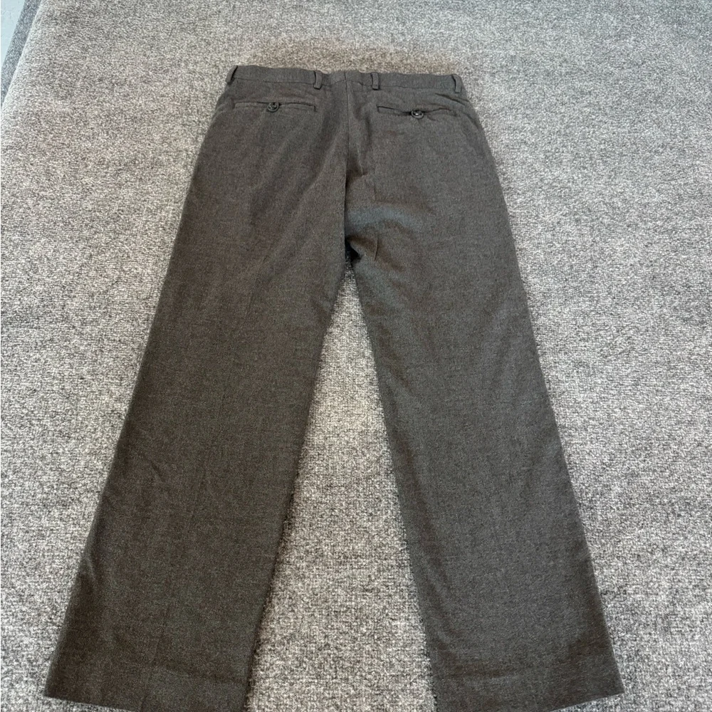 Banana Republic Pants Men 33X30 Charcoal Straight Dress Business Career Stretch